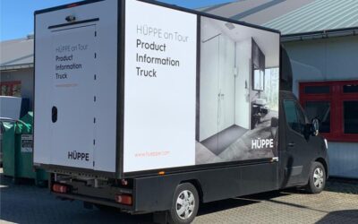 Neubeklebung eines LKW Koffer